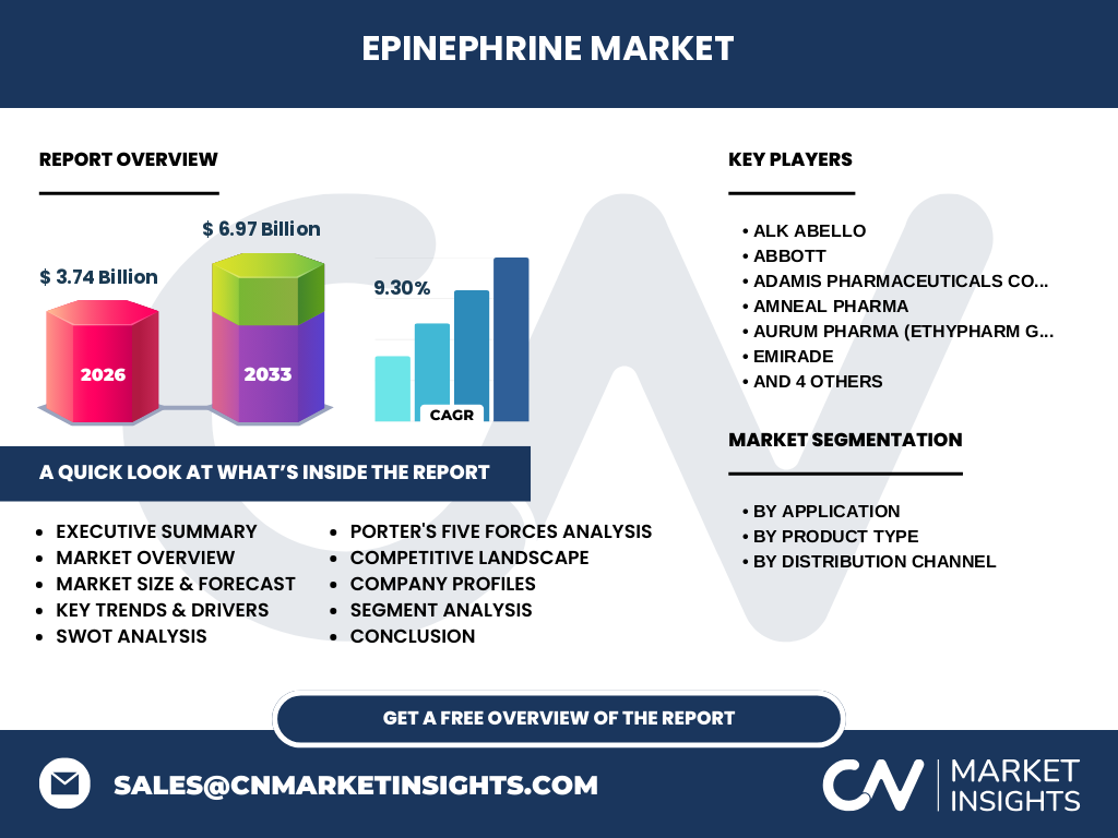 Epinephrin Markt