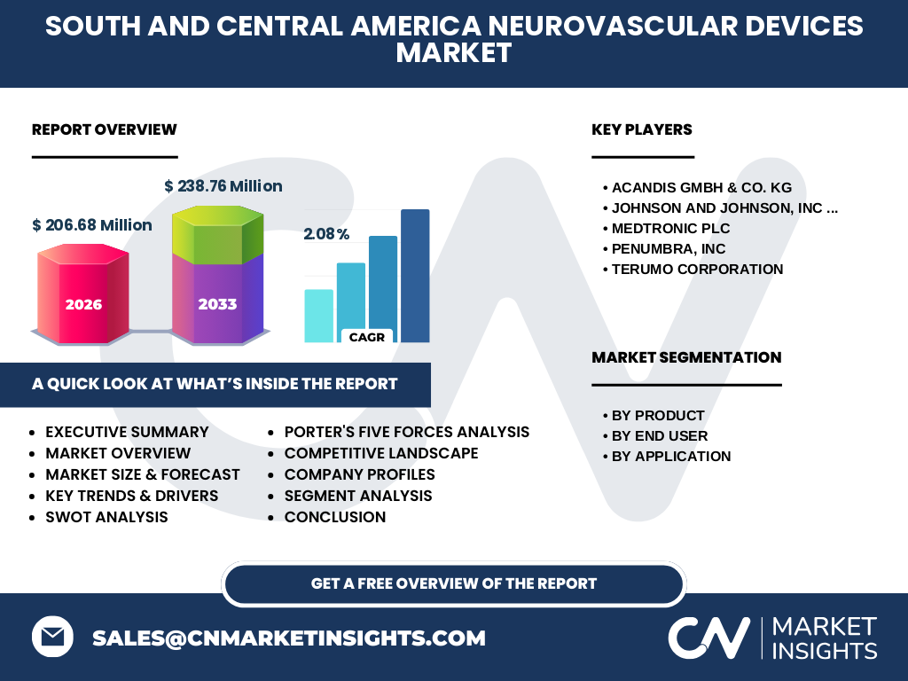 South And Central America Neurovascular Devices Market