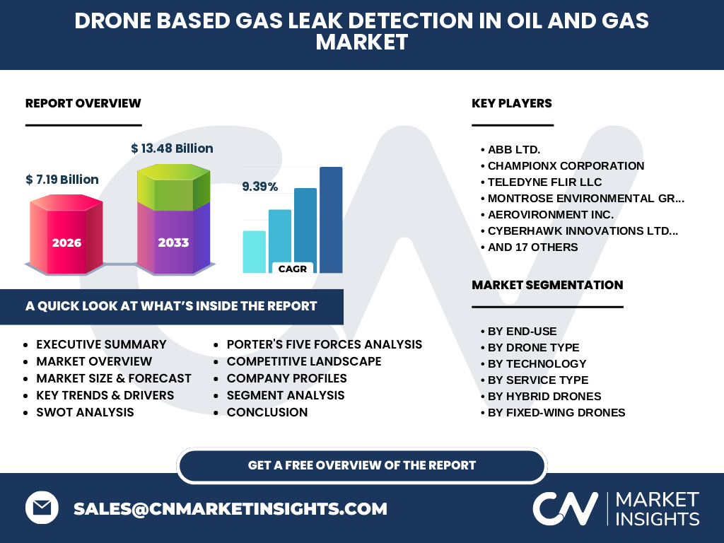 Drone Based Gas Leak Detection In Oil And Gas Market